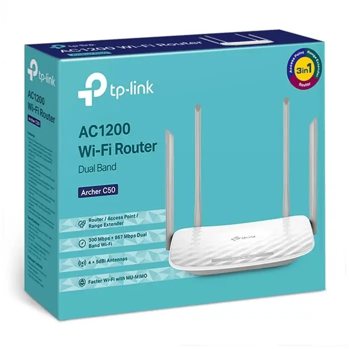 روتر بی‌سیم AC1200 تی پی لینک مدل Archer C50 -gallery-2 - https://www.redtil.com
