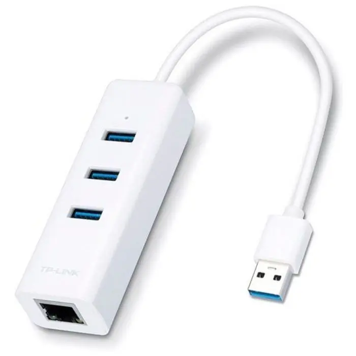 هاب USB 3.0 سه پورت و کارت شبکه تی پی-لینک مدل UE330 -gallery-15 - https://www.redtil.com