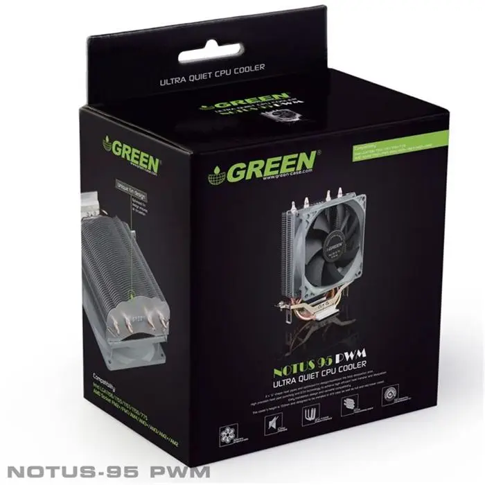 فن پردازنده گرین Fan Green NOTUS 95 PWM -gallery-2 - https://www.redtil.com