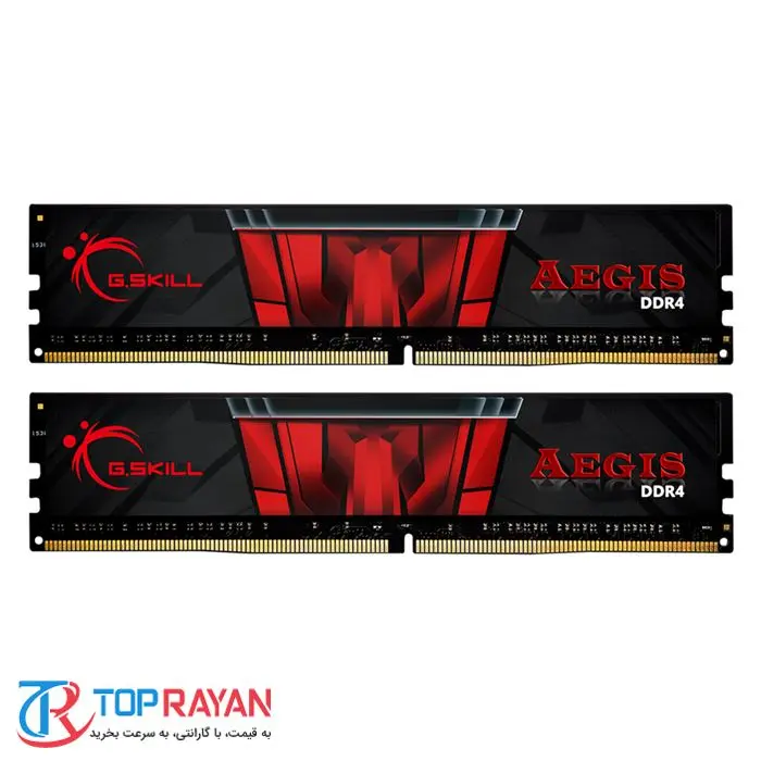 رم کامپیوتر DDR4 تک کاناله 3200 مگاهرتز CL16 جی اسکیل مدل AEGIS ظرفیت 16 گیگابایت -gallery-1 - https://www.redtil.com